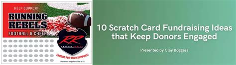 10 Scratch Card Fundraising Ideas: How to Engage Donors.